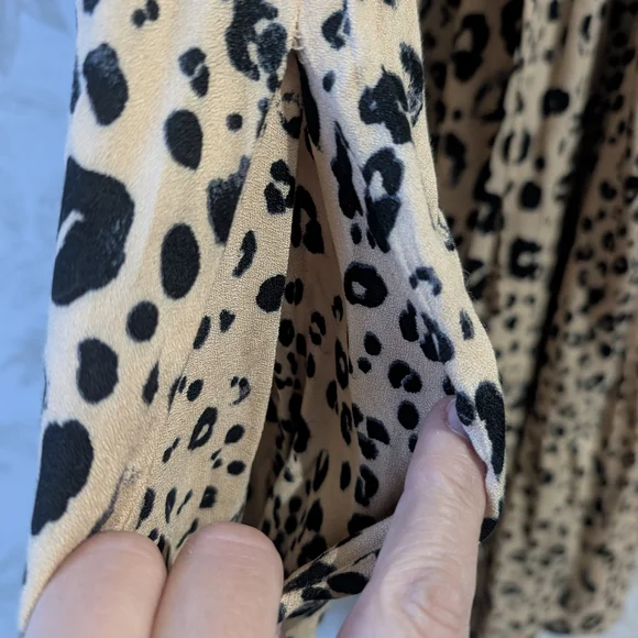Leopard Print Halter Dress - Picture 7 of 11